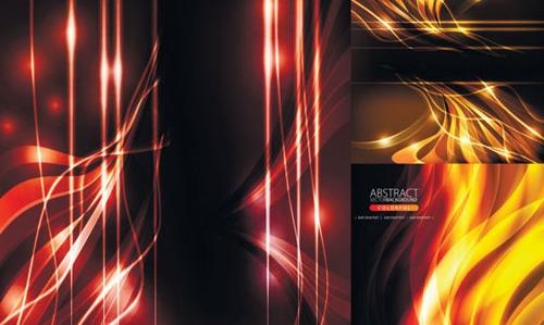 超酷动感光线背景矢量素材