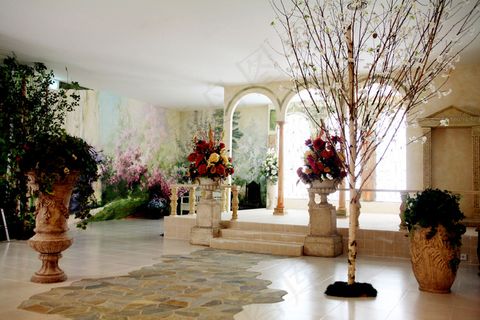 豪华装饰室内房间影楼摄影背景图片