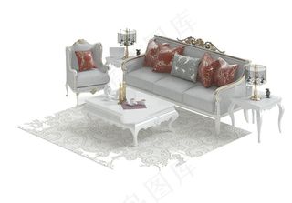 精致欧式家具素材模板下载设计模型