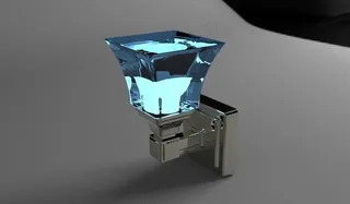 水晶灯式的墙英式松饼