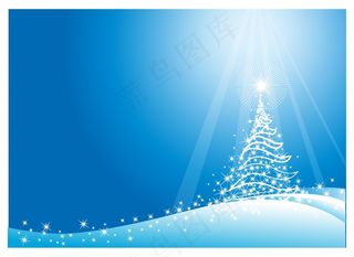 冬天的星星背景