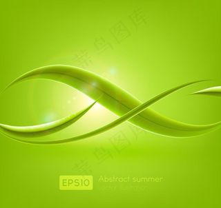 绿色叶子矢量图片