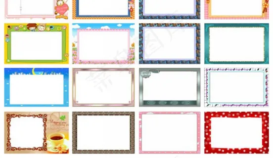 精美相框模板图片