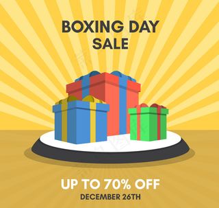 圣诞节礼物放射背景