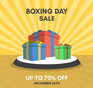 圣诞节礼物放射背景