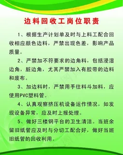 工作岗位职责 岗位制度表