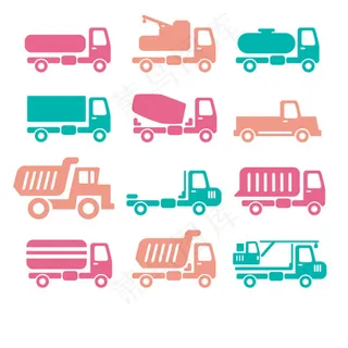 洗车卡车货车图标