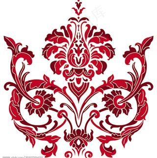 欧式失量花纹图片