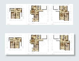 欧式高端户型图图片
