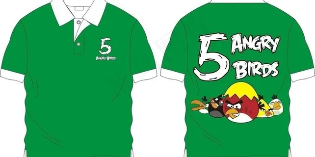 愤怒的小鸟t恤设计图案图片