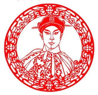 剪纸人物图片 剪纸人物图片