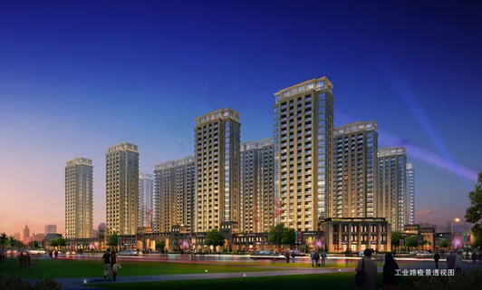 小区效果图图片