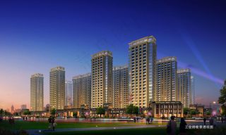 小区效果图图片