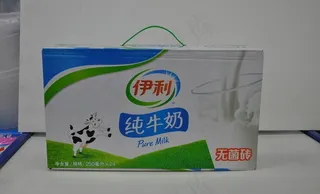 伊利纯牛奶整件图片
