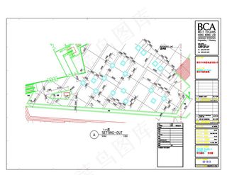城市广场建筑素材CAD景观图纸