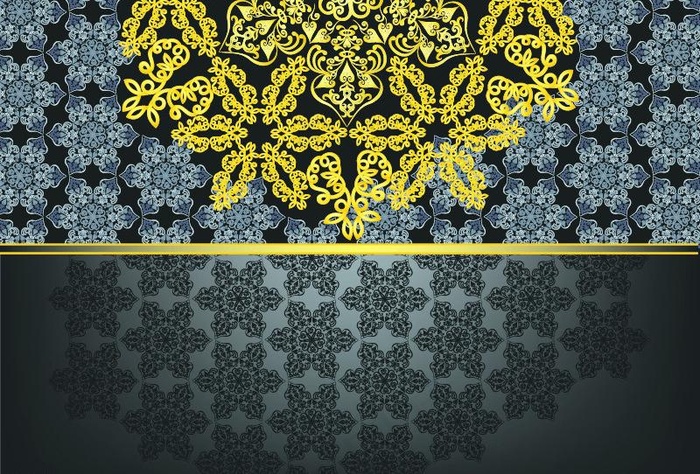 欧式花纹背景图片