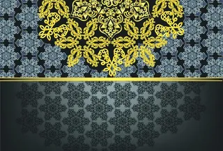 欧式花纹背景图片