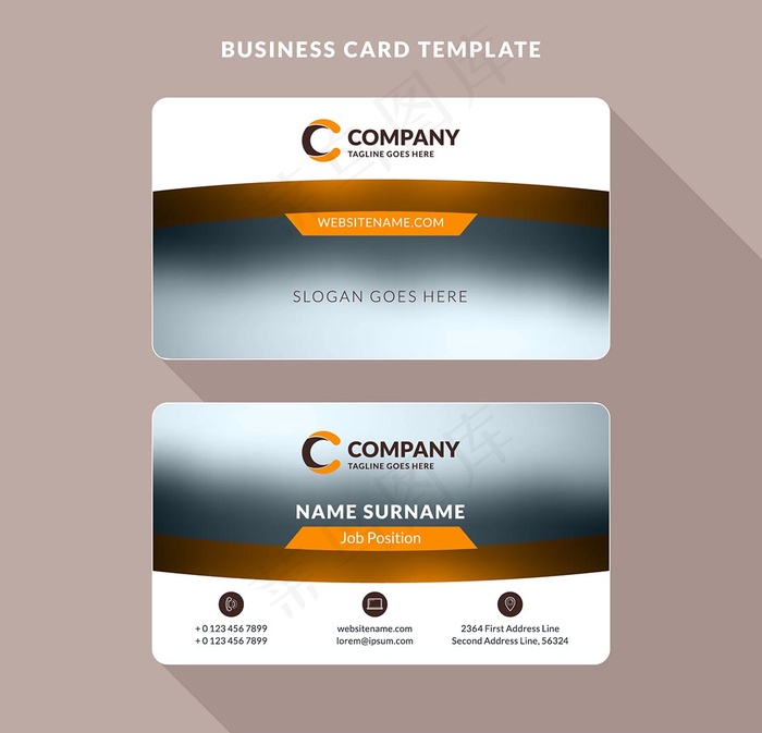 质感环保名片卡片