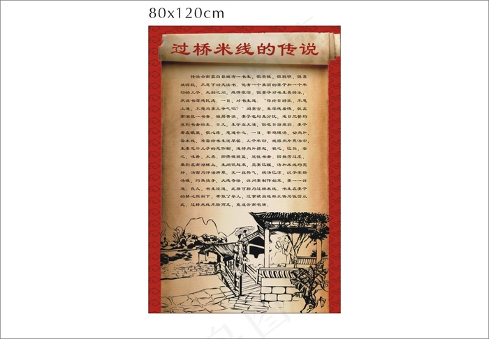 过桥米线的传说cdr矢量模版下载