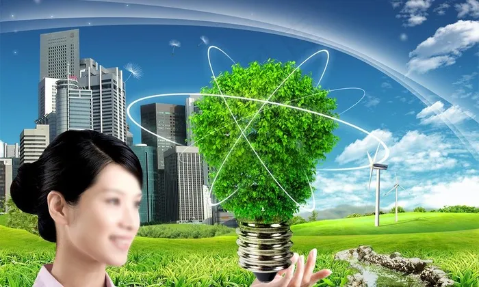 节能低碳海报图片(2333X1533(DPI:200))psd模版下载