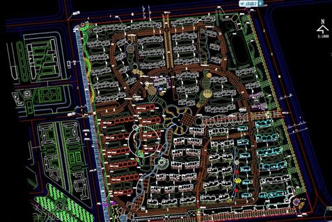 小区规划 某居住区修建性详细规