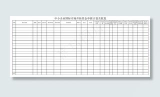 中小企业国际市场开拓资金申报计划及...