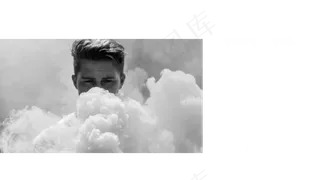 黑白图片文字快闪片头模板