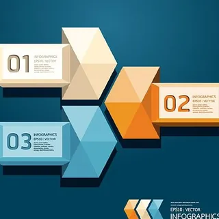 创意商业信息图矢量素材三