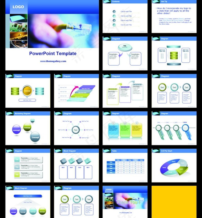 免费下载幻灯片模板图片