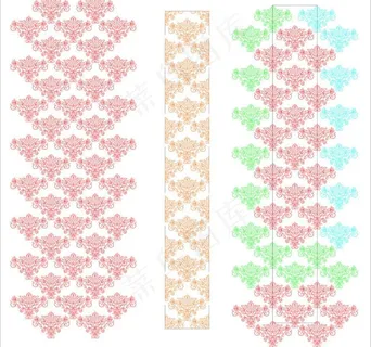 欧式方格花图片