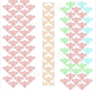 欧式方格花图片