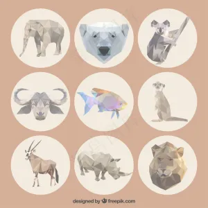 卡通狮子矢量设计