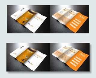 投资三折页图片