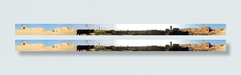 西北影视城红高粱外景360度全景