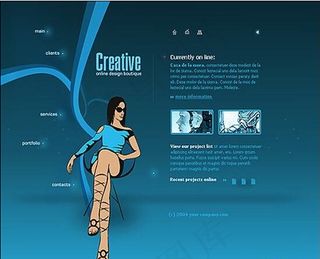 欧美个性FLASH模板