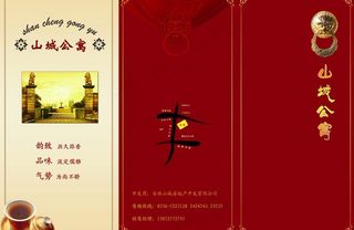 房地产宣传册三折页图片