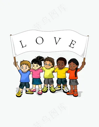 儿童矢量图设计素材