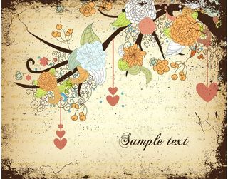 墨迹古典花纹欧式花纹底纹图片