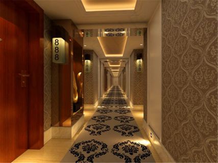 时尚的走廊模型