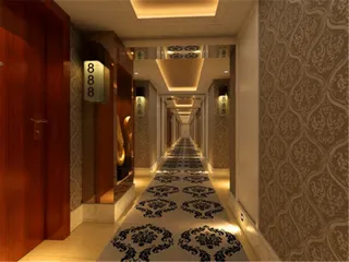 时尚的走廊模型