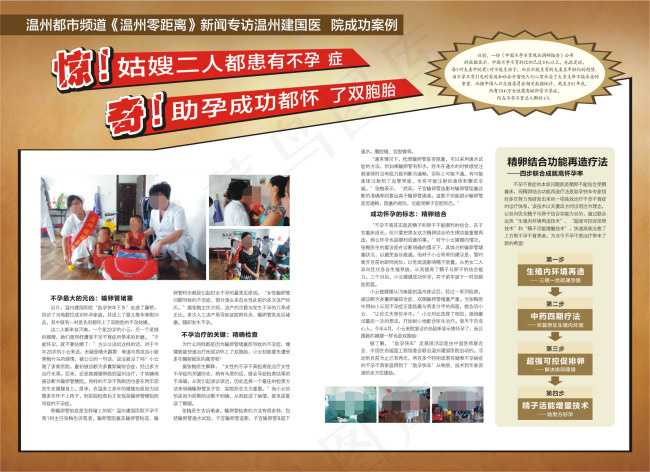 姑嫂二人都怀了双胞胎