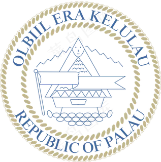 帕劳国徽的剪贴画