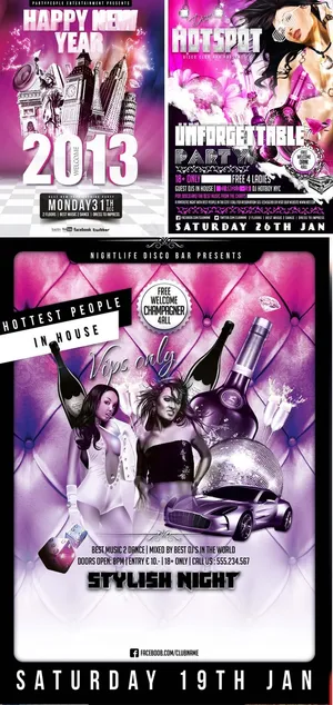 白色情人节酒吧演唱会海报