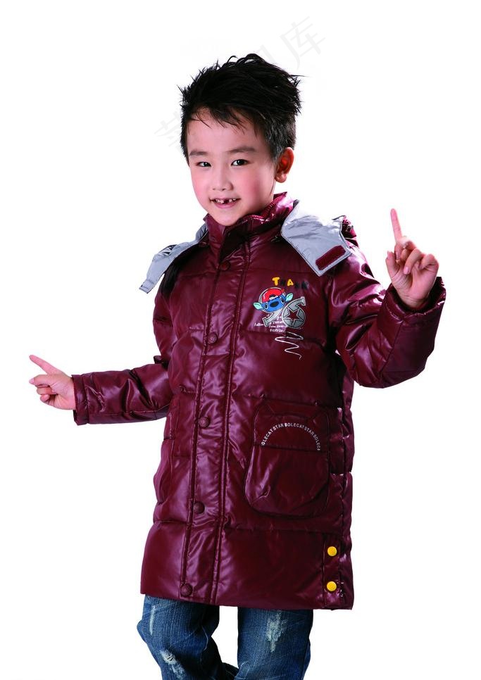 儿童羽绒服图片