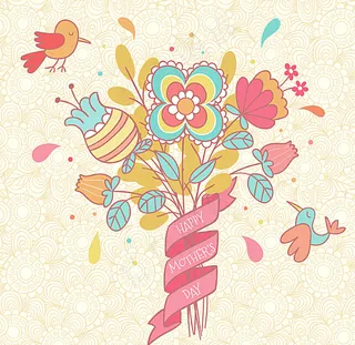 清新母亲节图片