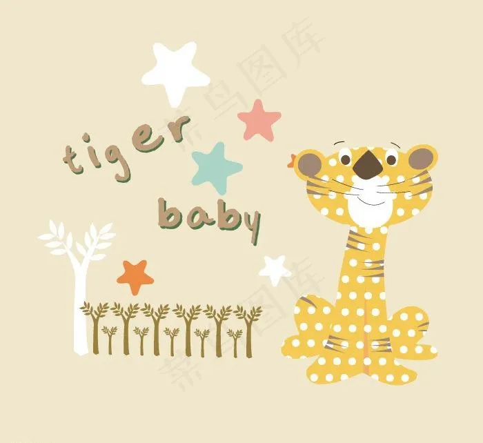 可爱卡通图片ai矢量模版下载