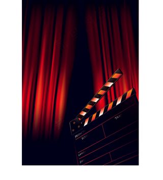 电影主题海报背景矢量素材