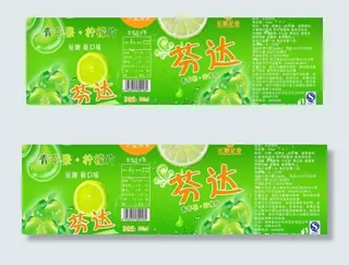 芬达瓶装包装图片