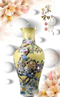 高清3D电视背景墙玄关