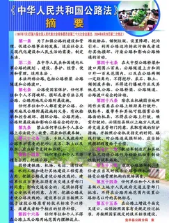 *公路法摘要图片